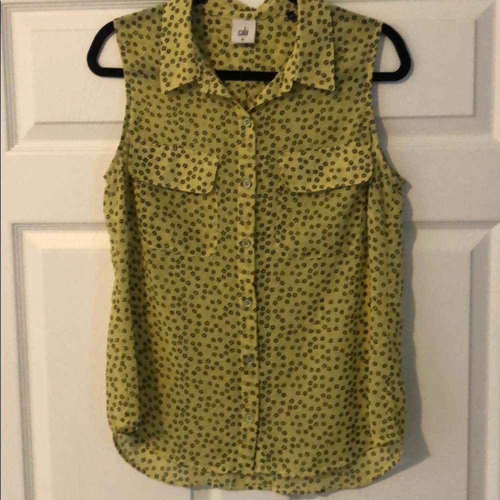 Cabi sleeveless blouse